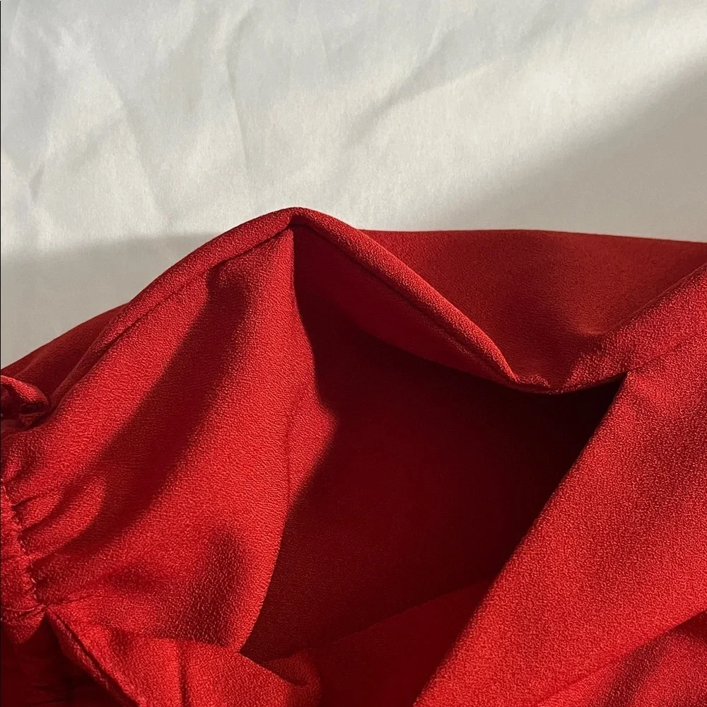 Hot & Delicious Red Halter Tie-Back One-Piece Romper